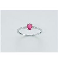 Anello Yukiko Donna in Oro bianco Rubino LID3048YVX - LID3048YVX